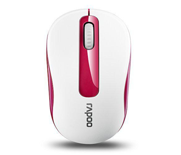 RAPOO Mysz Optyczna bezprzewodowa M10PLUS czerwona - 1071697 - zdjęcie 5